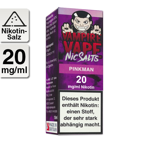 E-Liquid VAMPIRE VAPE Pinkman Nic Salts 20 mg