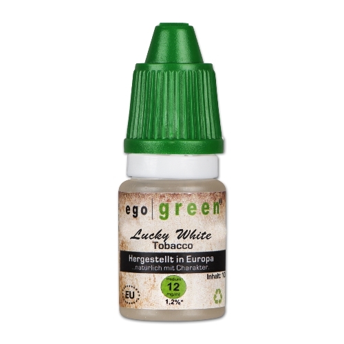 E-Liquid EGO GREEN Lucky White Tobacco 12 mg