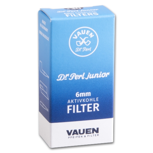 VAUEN Dr. Perl 6mm Filter Aktivkohle 1 x 30 Filter +  30 Filter