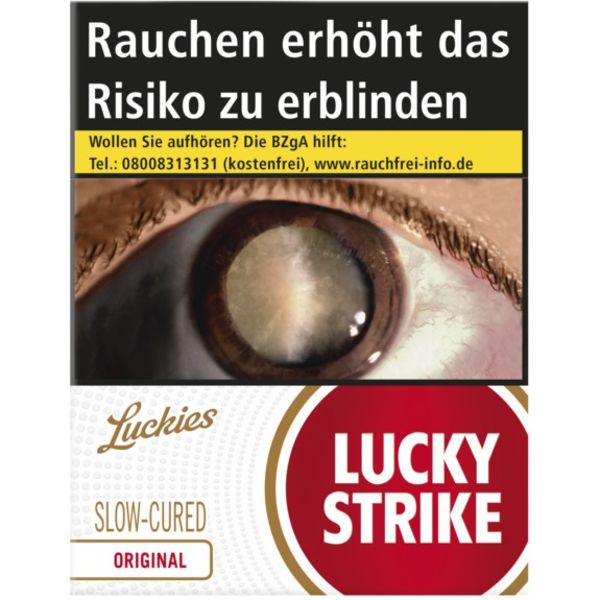 LUCKY STRIKE Original Red XXL 9,00 Euro (12x22)
