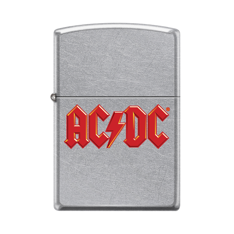 ZIPPO Street chrom AC/DC Logo rot 60004725