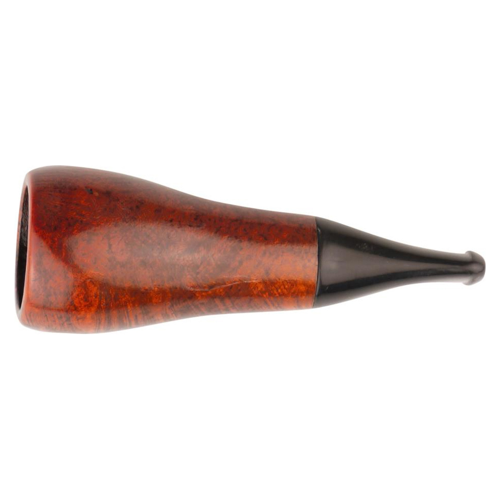 Cigarrenspitze Bruyere orange/black 20 mm mit Stoffbeutel