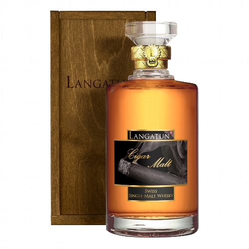 LANGATUN Cigar Malt Swiss Single Malt Whisky 45,6% vol., 0,5l