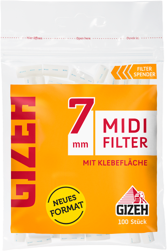 Gizeh Midi Filter 7mm 10x100