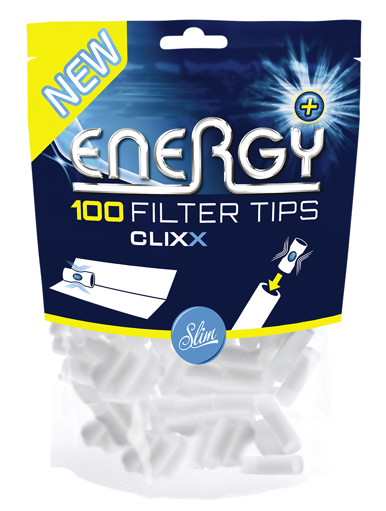 ENERGY+ Clixx Filter Tips 10x100 Filter pro Beutel