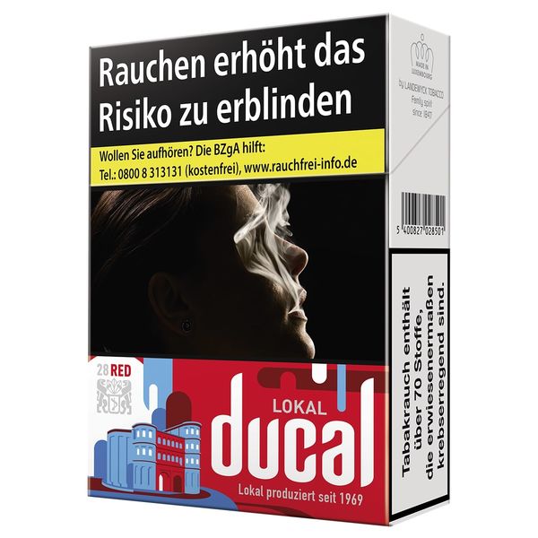 DUCAL Red Cigarettes XXXL 12,00 Euro (5x38)