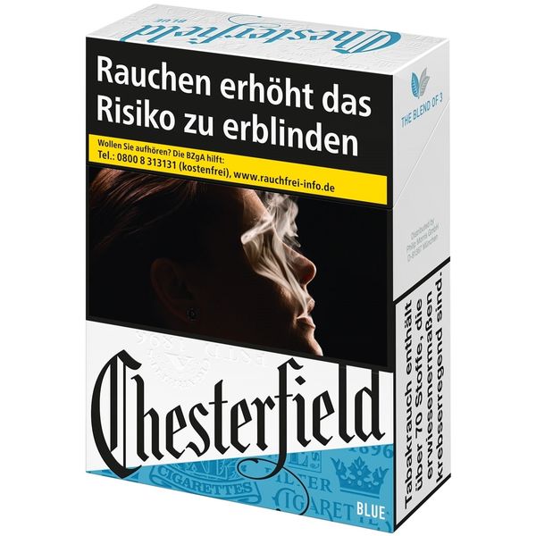 CHESTERFIELD Blue 2XL-Box 10,00 Euro (8x27)