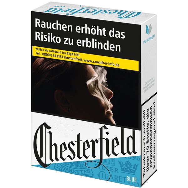 CHESTERFIELD Blue XL-Box 9,00 Euro (8x23)
