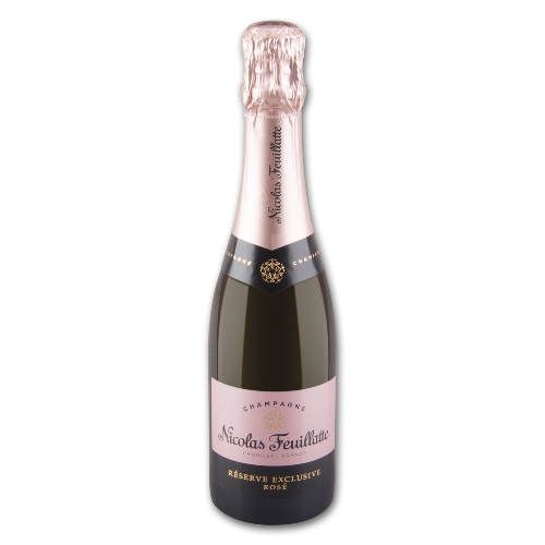 NICOLAS FEUILLATTE Réserve Exklusive Rosé Champagner 12% vol., 0,375l