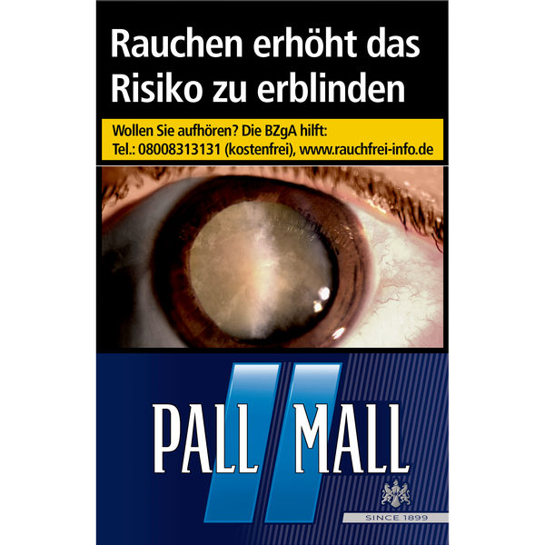 PALL MALL Blue Edition Automatenpackung 8,00 Euro (20x21)