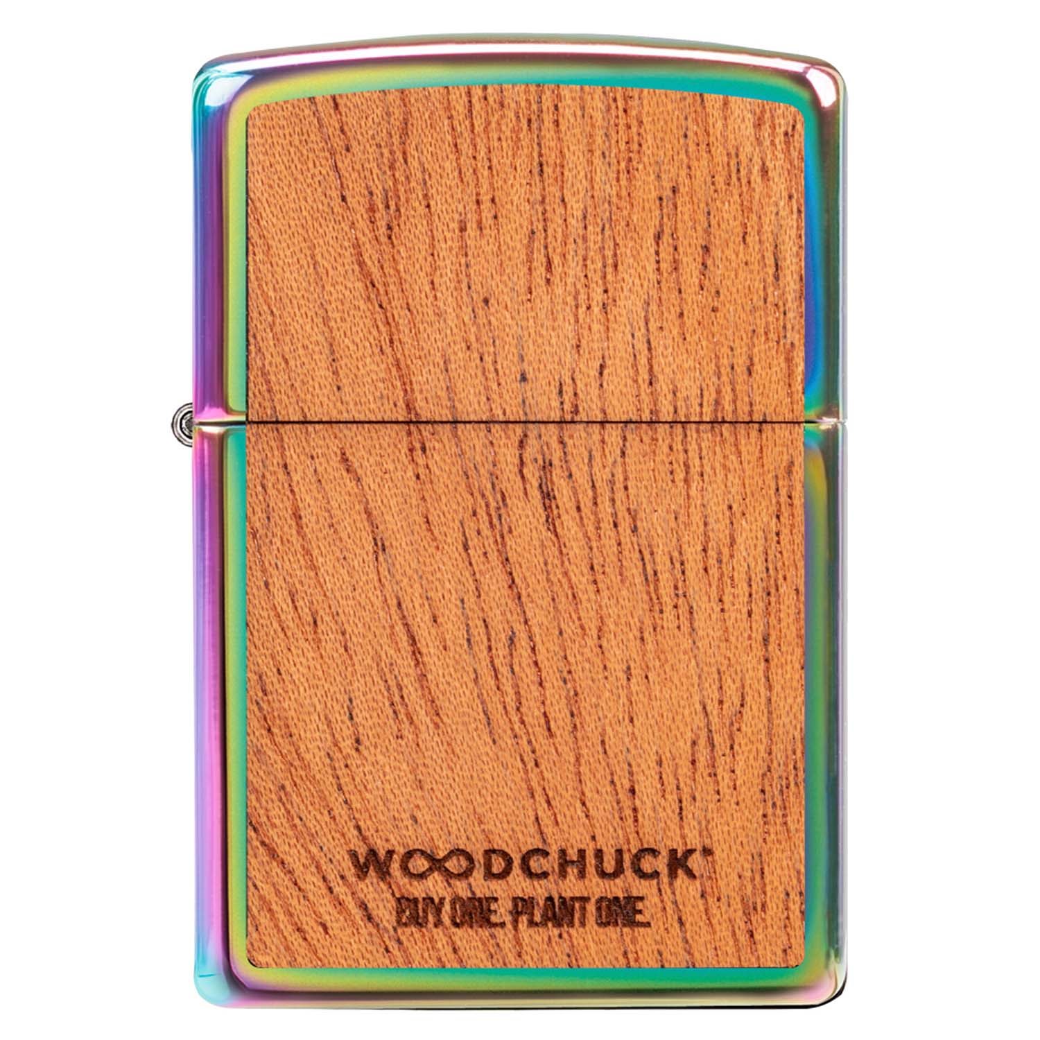 ZIPPO Rainbow Mahogany Emblem Woodchuck 60004581