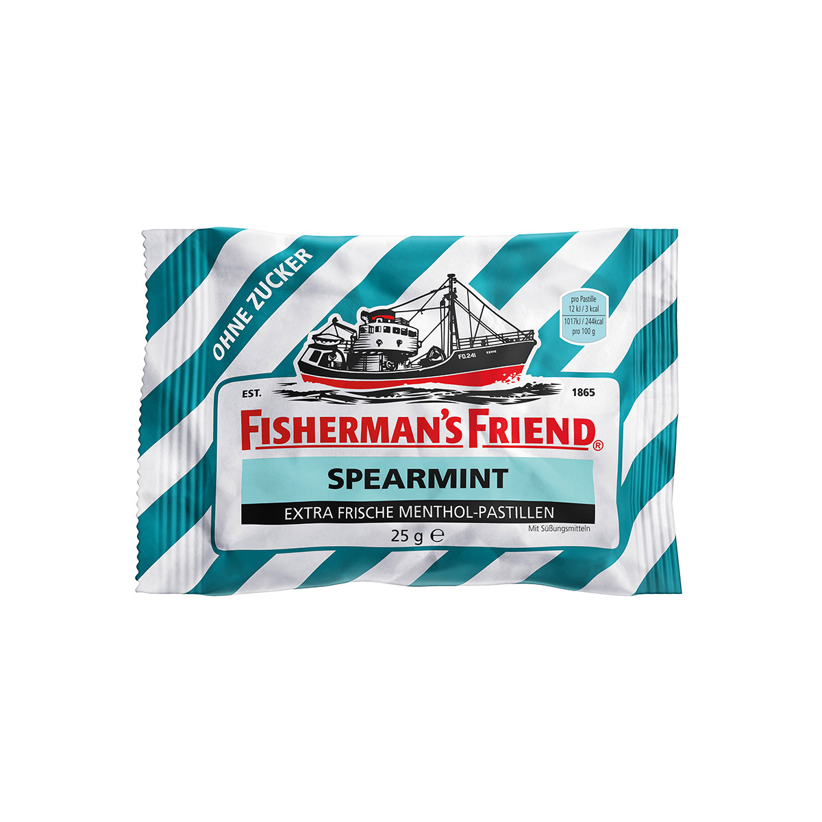 FISHERMAN'S FRIEND Spearmint ohne Zucker Inhalt 24