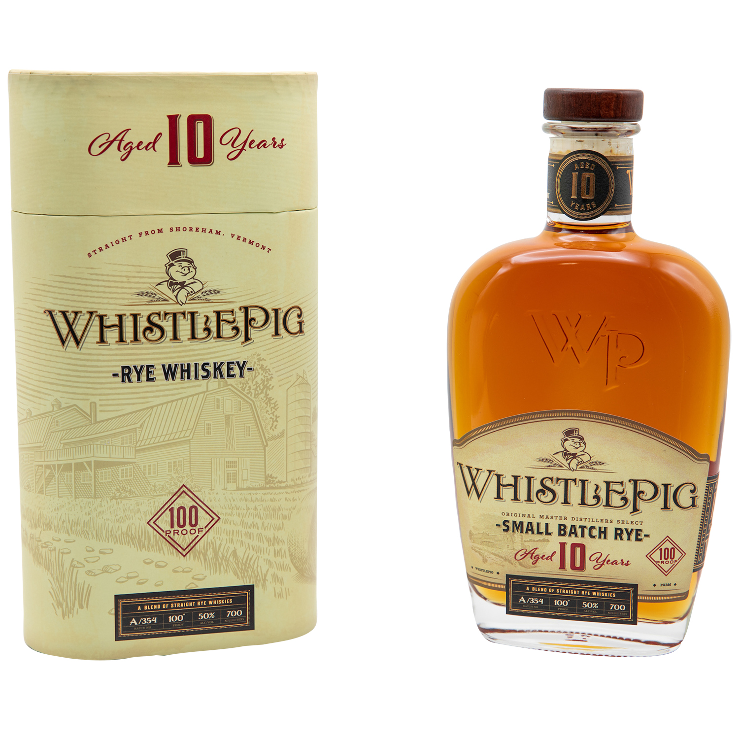 WHISTLEPIG 10 Years Rye Whiskey 50% vol., 0,7l