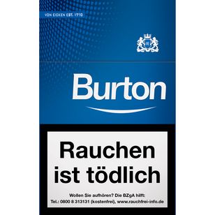 BURTON Blue Naturdeckblatt L 2,60 Euro (1x17)