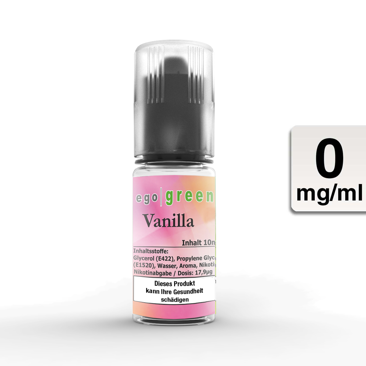 E-Liquid EGO GREEN Vanilla 0 mg