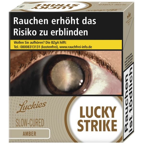 LUCKY STRIKE Amber/Blue 8 Euro (1x20) Schachtel