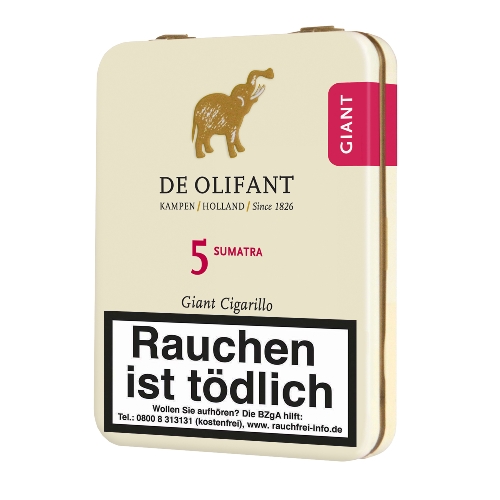 DE OLIFANT Modern Sumatra Giant Cigarillo