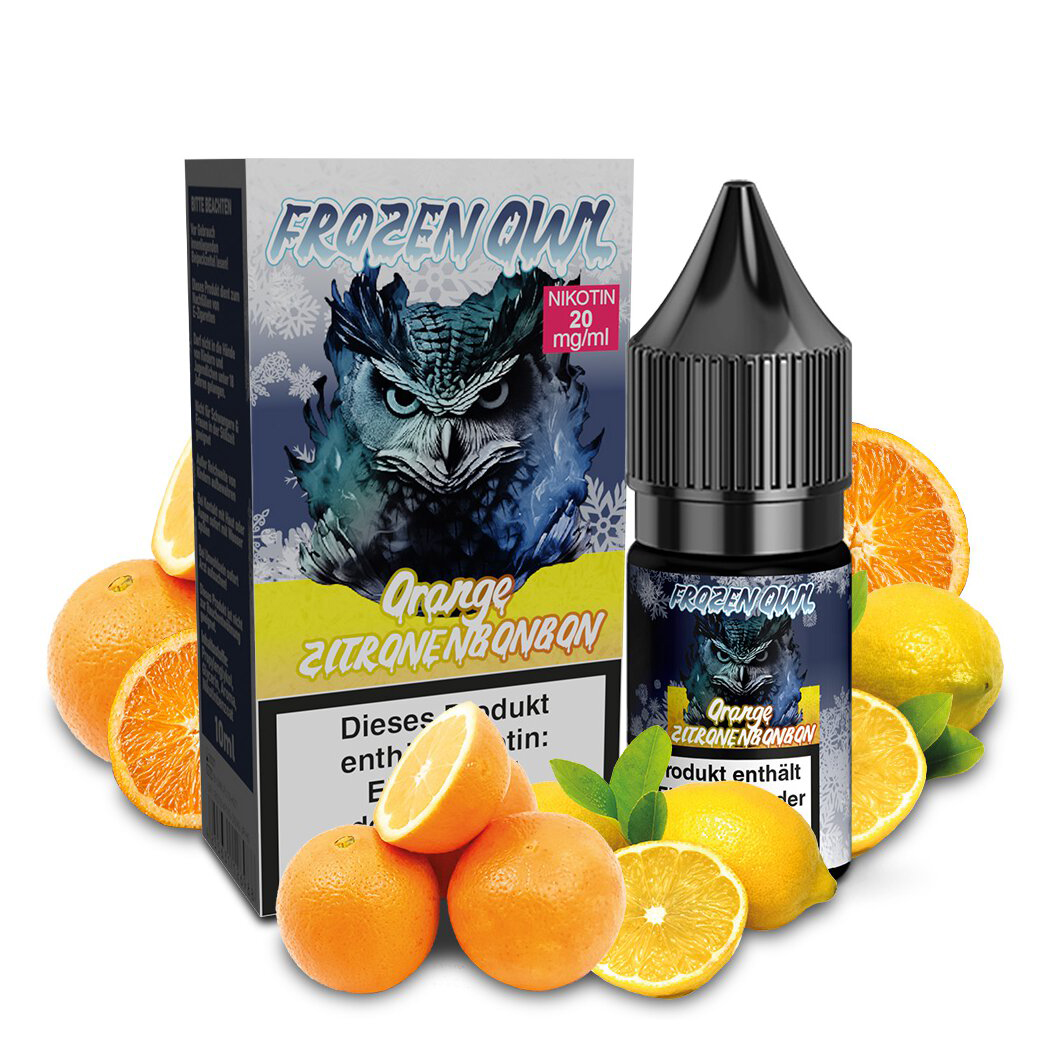 E-Liquid Nikotinsalz FROZEN OWL Orange Zitronenbonbon 20mg