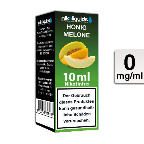 E-Liquid NIKOLIQUIDS Honigmelone 0 mg