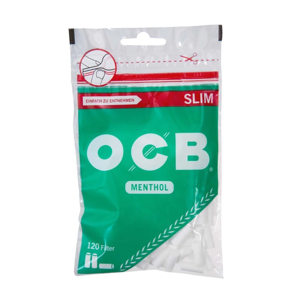 OCB Menthol Filter Slim 1x120 Stück