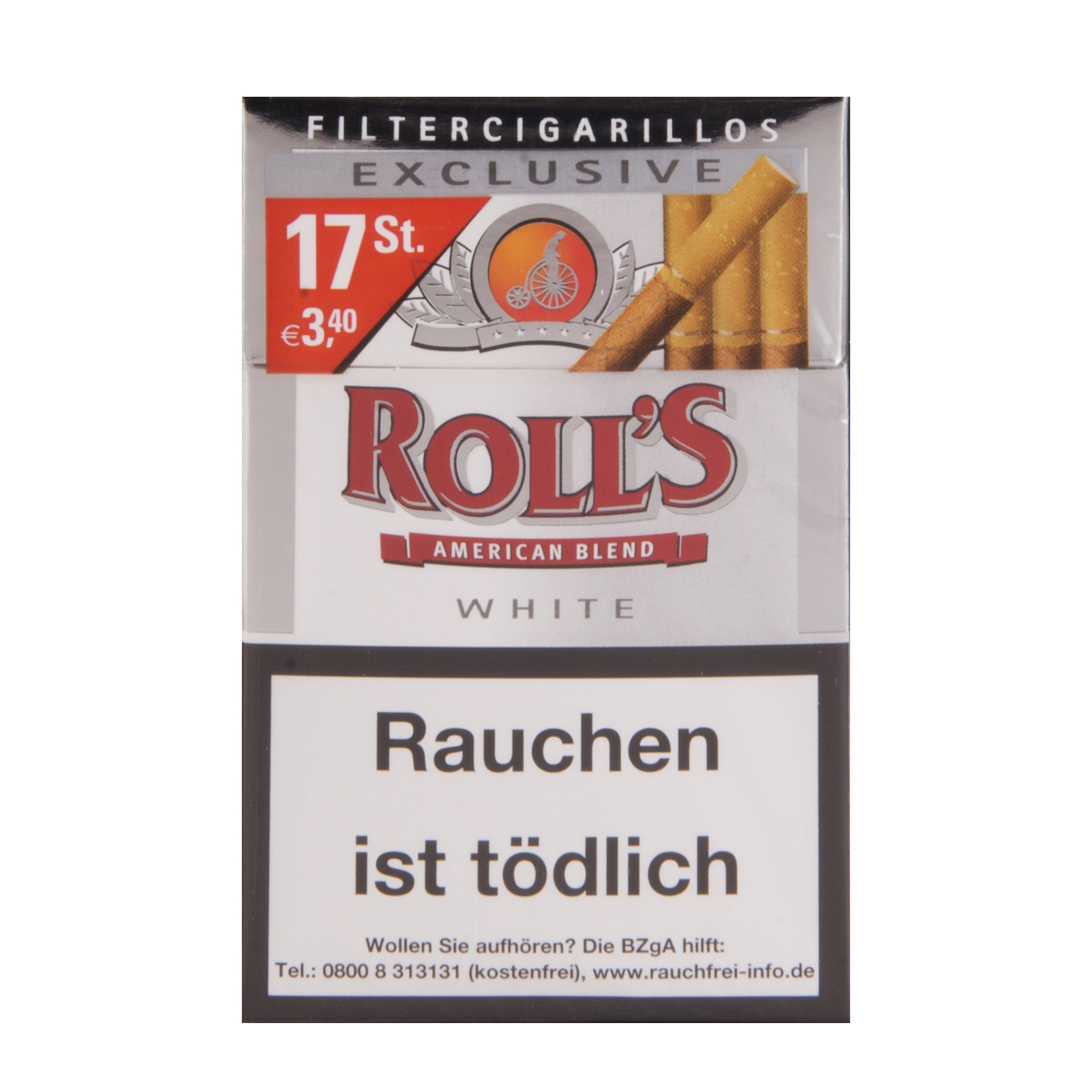 ROLL'S Exclusiv White Naturdeckblatt (10)