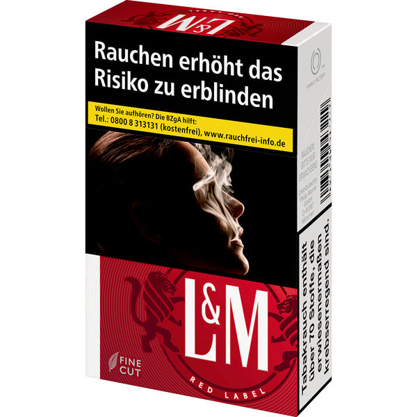L&M Red Label XL-Box Automatenpackung 8,00 Euro (20x21)
