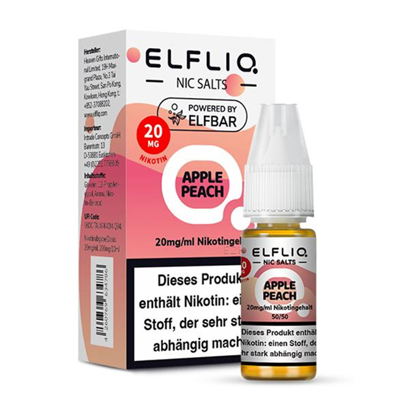 E-Liquid Nikotinsalz ELFBAR Elfliq Apple Peach 20mg