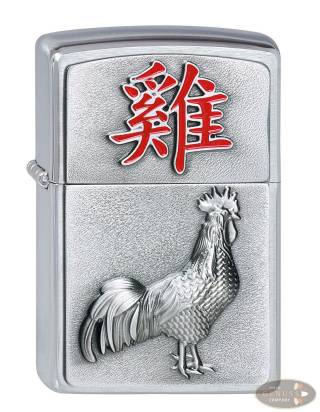 Zippo satiniert Year of the Rooster