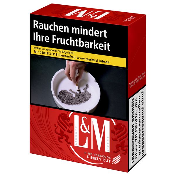 L&M Red Label XL-Box 8,00 Euro (1x22) Schachtel