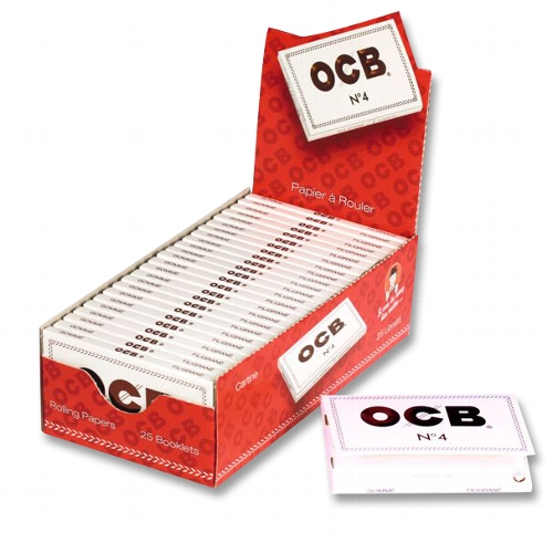 OCB Filigran No 4 kurz weiß 25 x 100