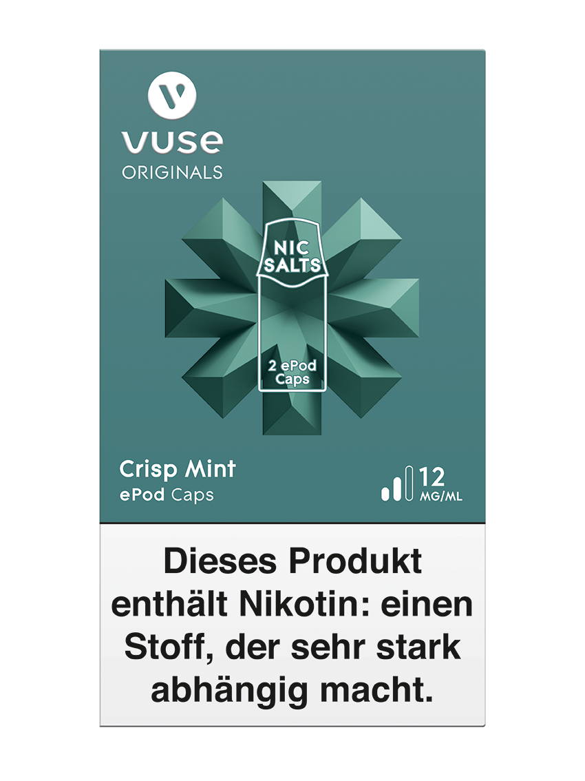 E-Kartusche VUSE Pro Caps Crisp Mint 12mg 2 Caps