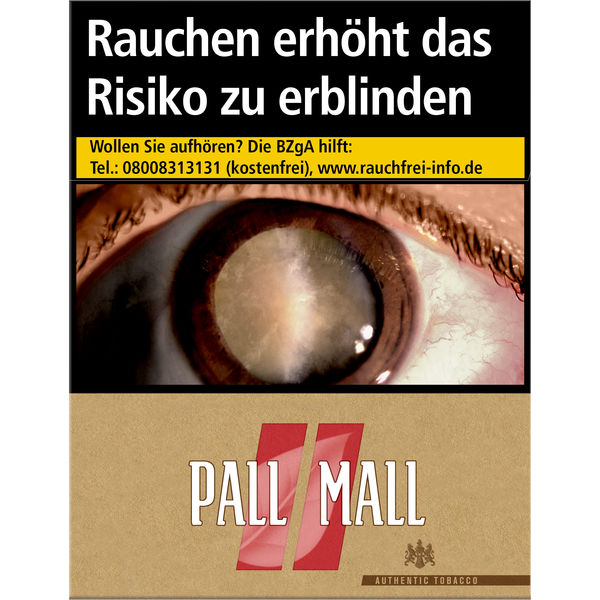 PALL MALL Authentic Red XXL 9,00 Euro (12x23)