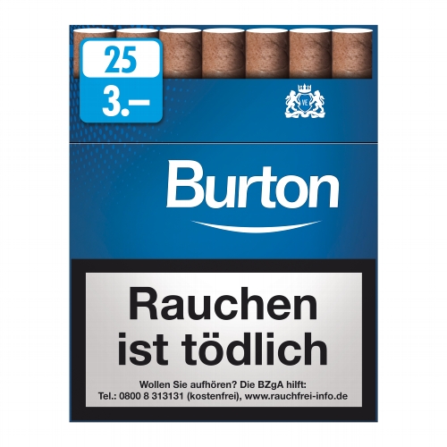 BURTON Blue Naturdeckblatt XL-Box 3,50 Euro (1x25)