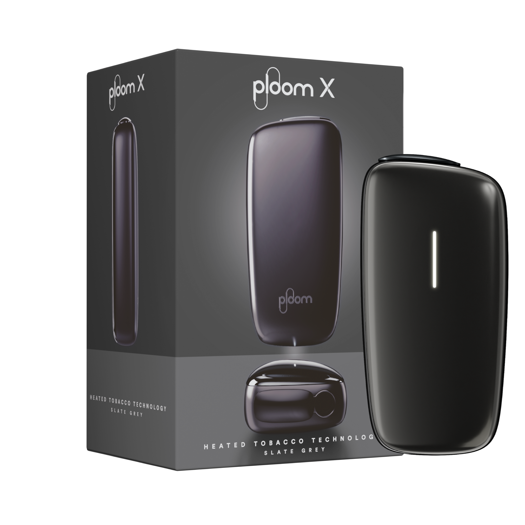 Ploom X Grey Slate Device  + 100 EVO Sticks 