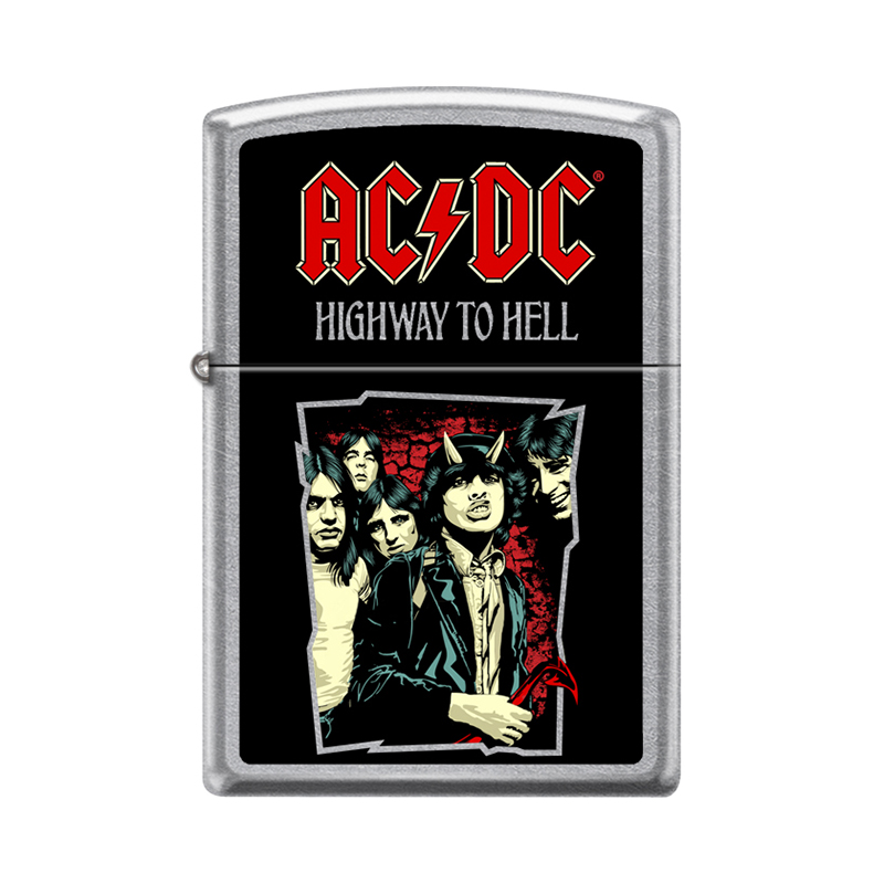 ZIPPO Street chrom AC/DC Highway to Hell 60004724