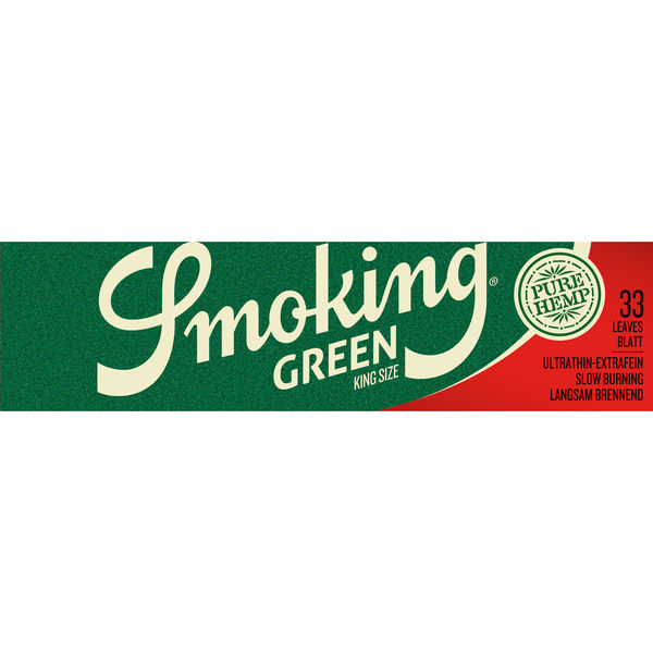 SMOKING King Size Green 1x33 Blatt
