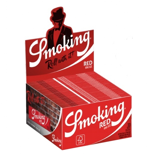 SMOKING King Size Red 50 x 33