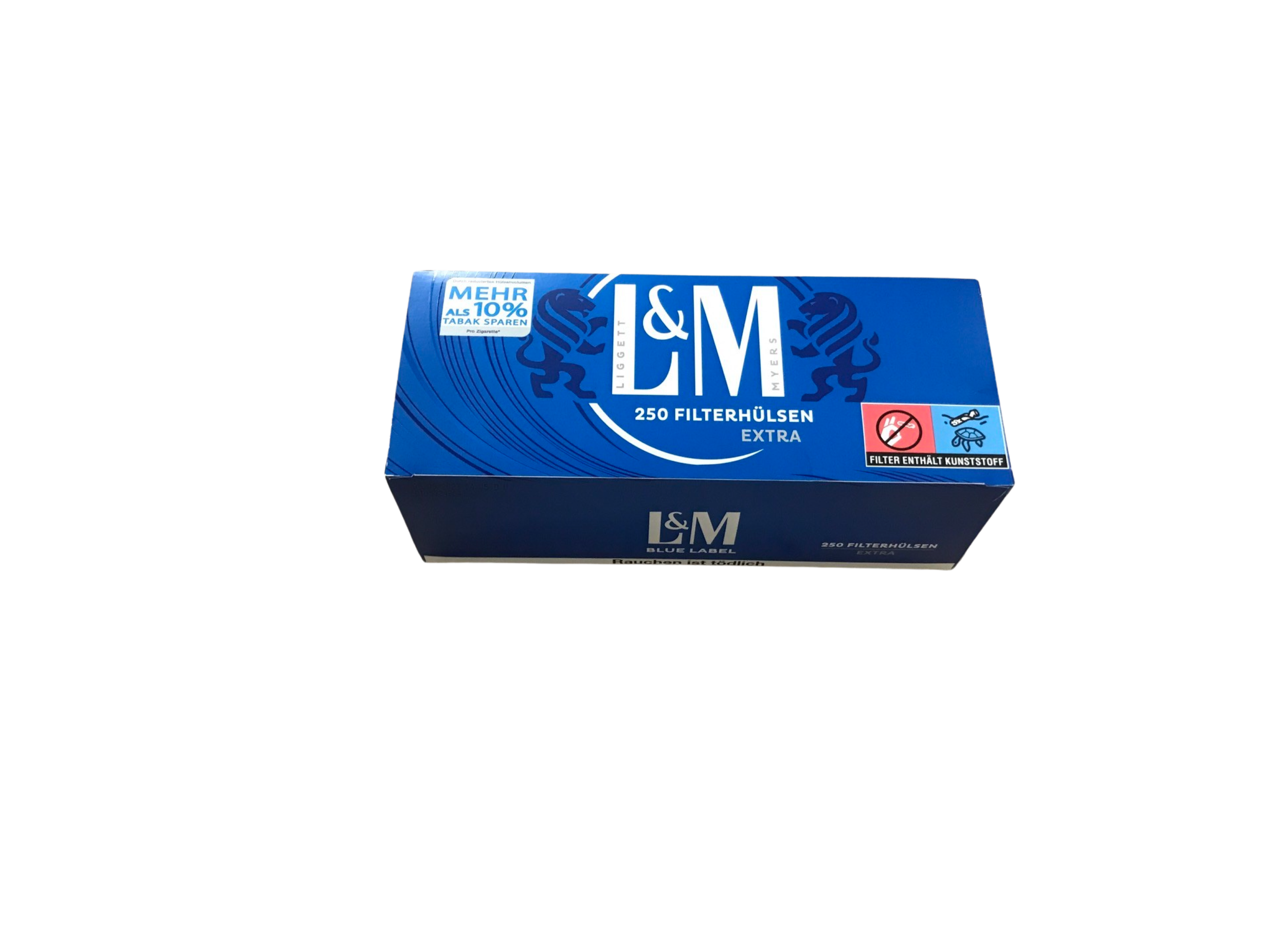L&M Extra Filterhülsen Blue Label (4) 250 Stück Packung