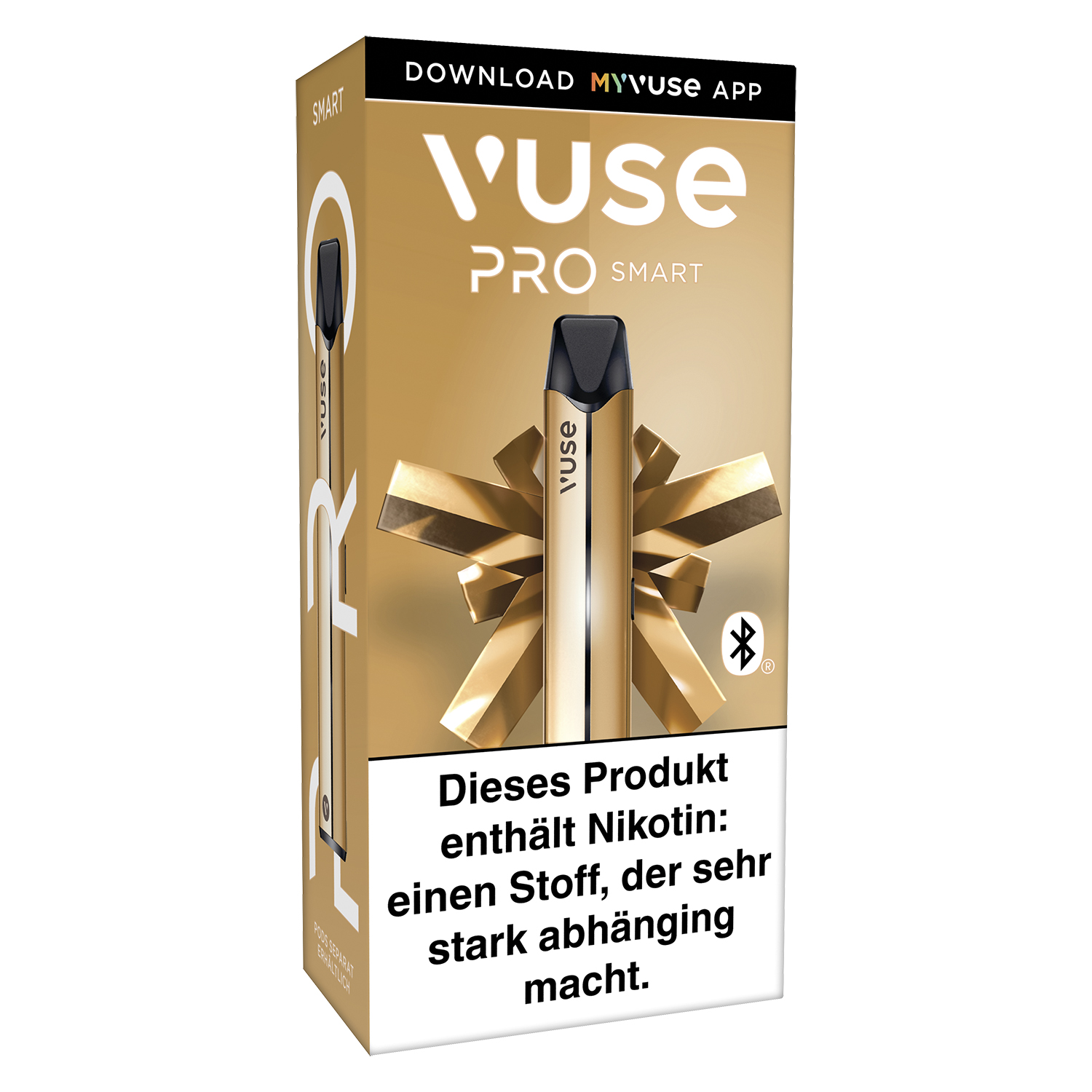 VUSE Pro smart Device Kit Gold Wunschgravur Gratis !