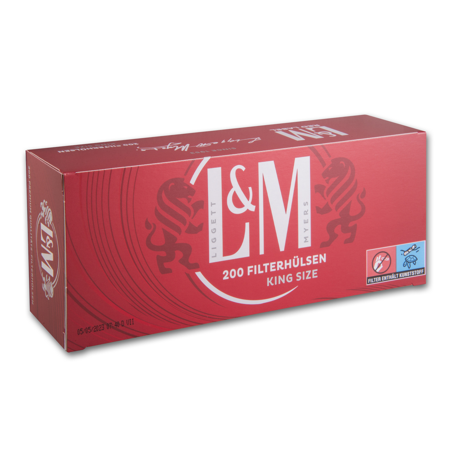 L&M Filterhülsen Red Label 200 Stück 