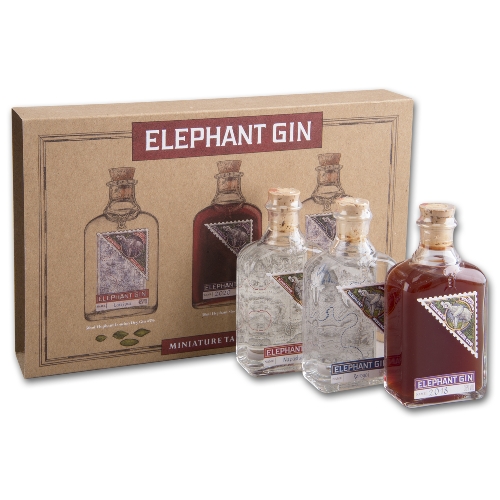  ELEPHANT Gin-Tasting Set 35-57% vol., 3x0,05l