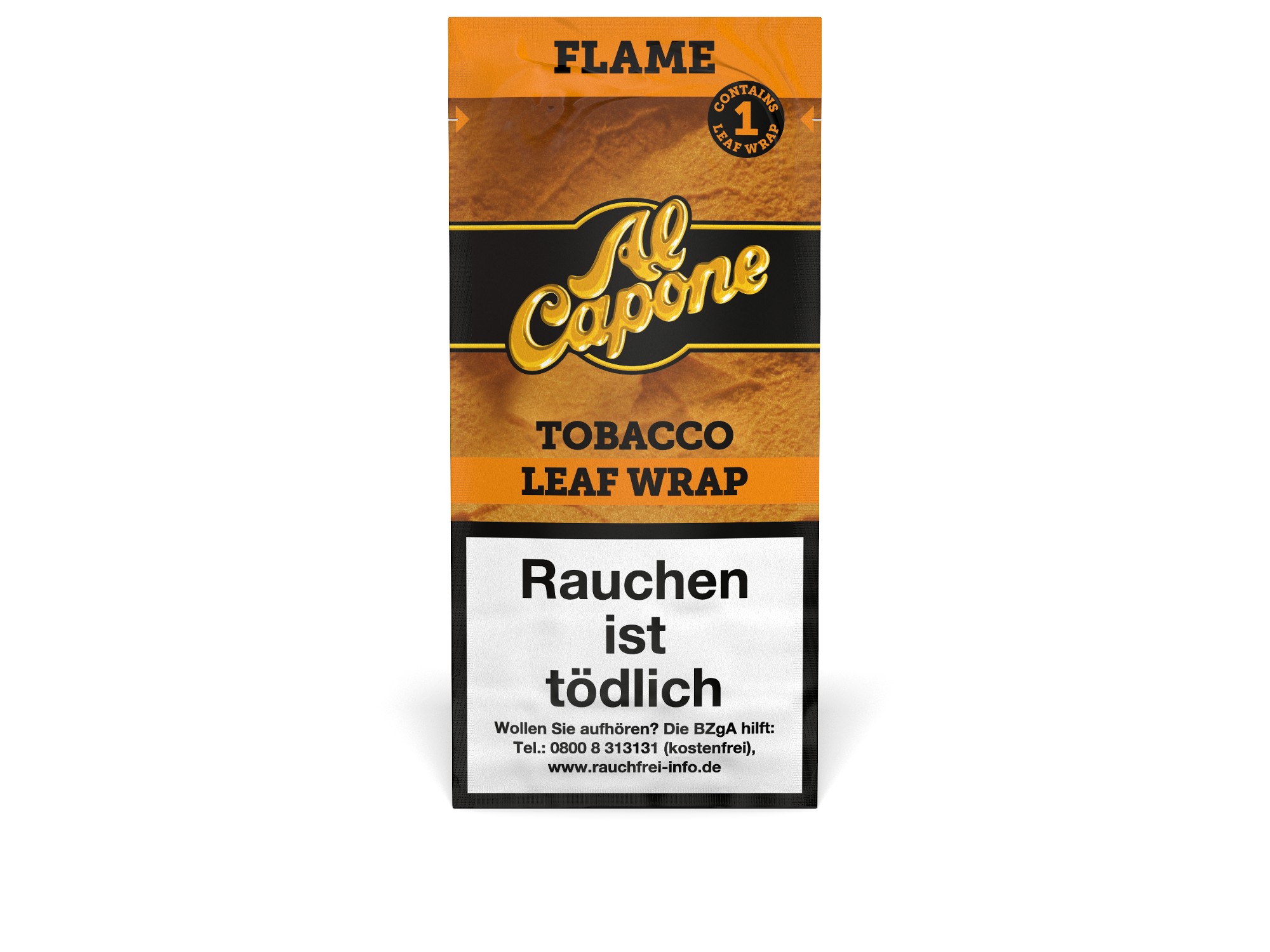 Al Capone Flame Leaf Wrap