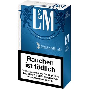 L&M Filter Cigarillos Tobacco Blue Label (10)