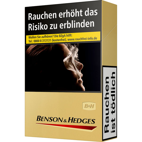 BENSON & HEDGES Gold OP L 8,30 Euro (10x20)