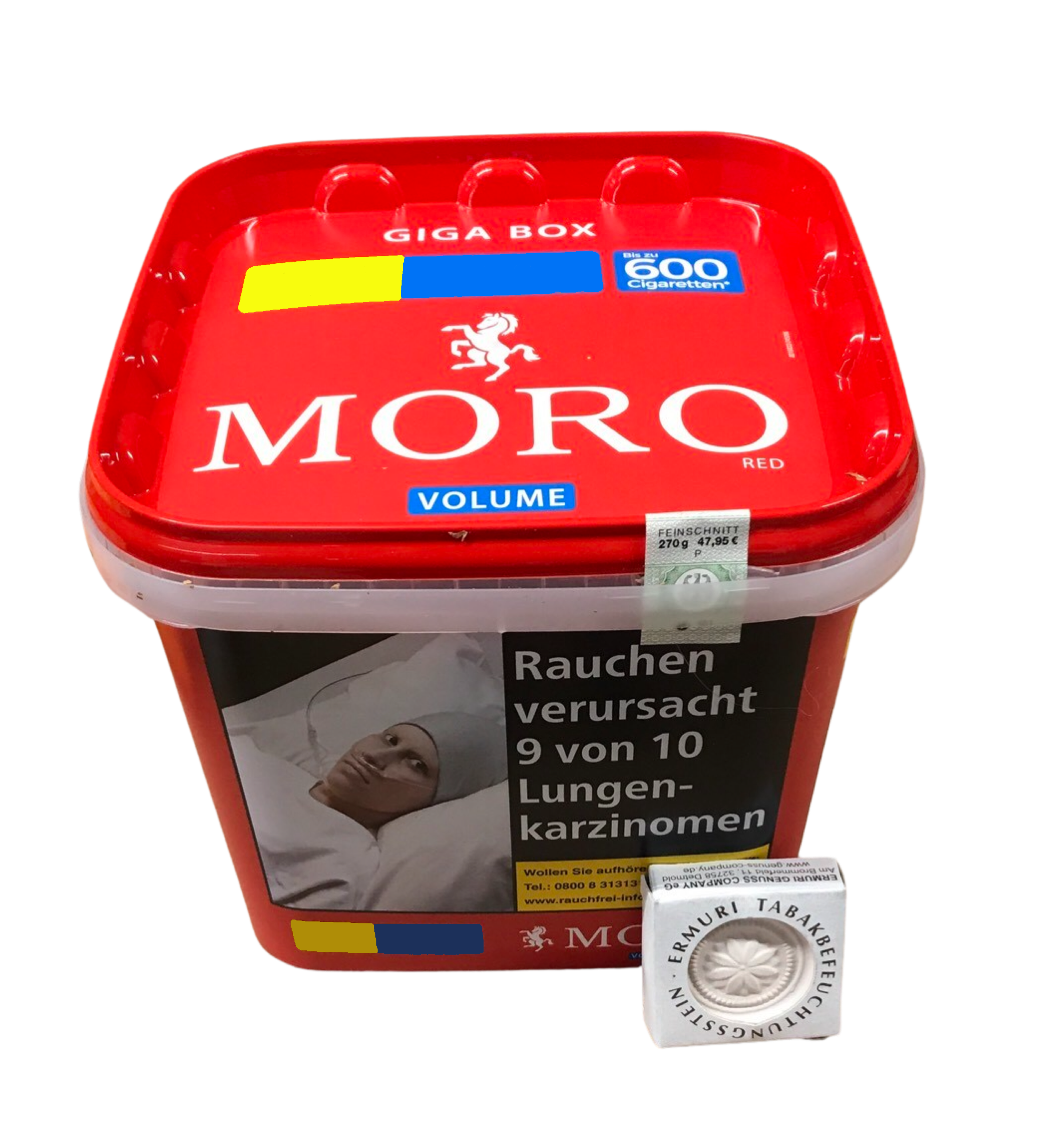 MORO Volumen Giga Box 270 Gramm +1 Tabakbefeuchterstein
