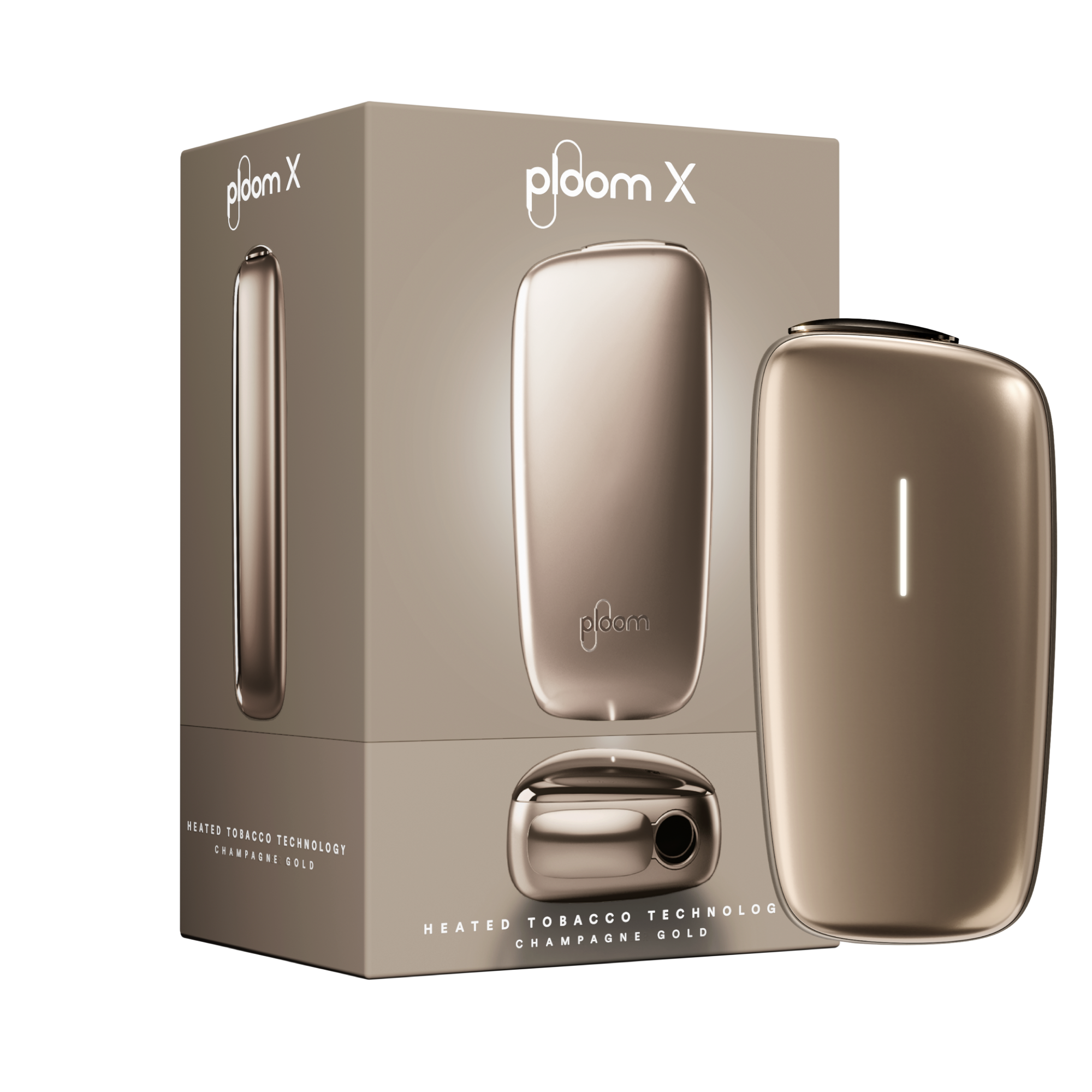 Ploom X Champagne Gold Device  