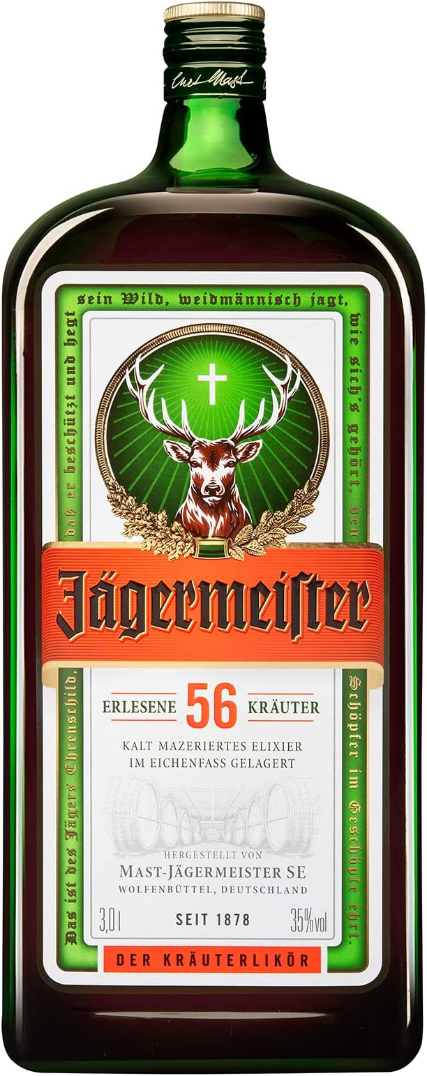 Jägermeister Premium Kräuterlikör 35% vol., 3l inklusive Ausschankhilfe