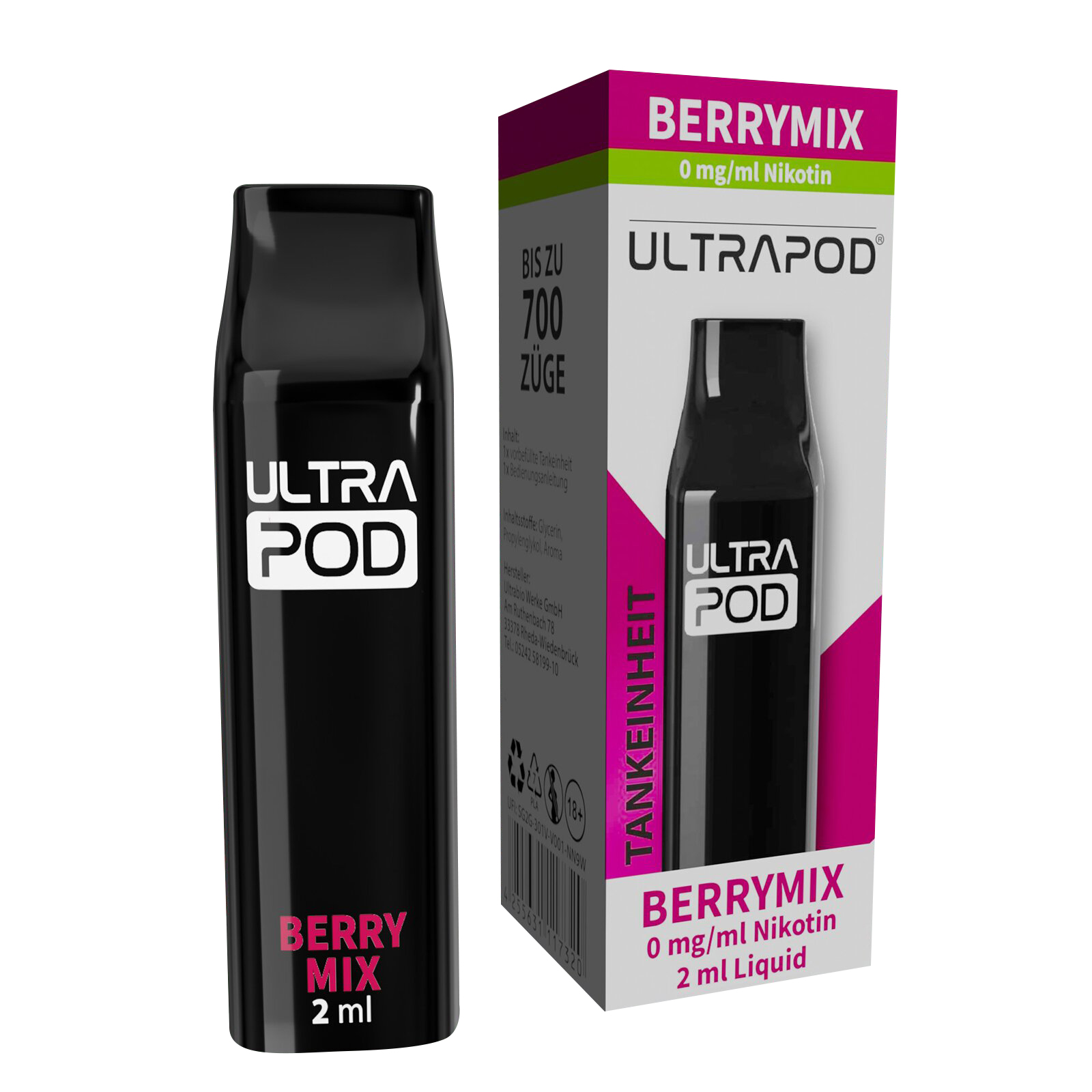 E-Liquidpod ULTRAPOD Berrymix 0mg