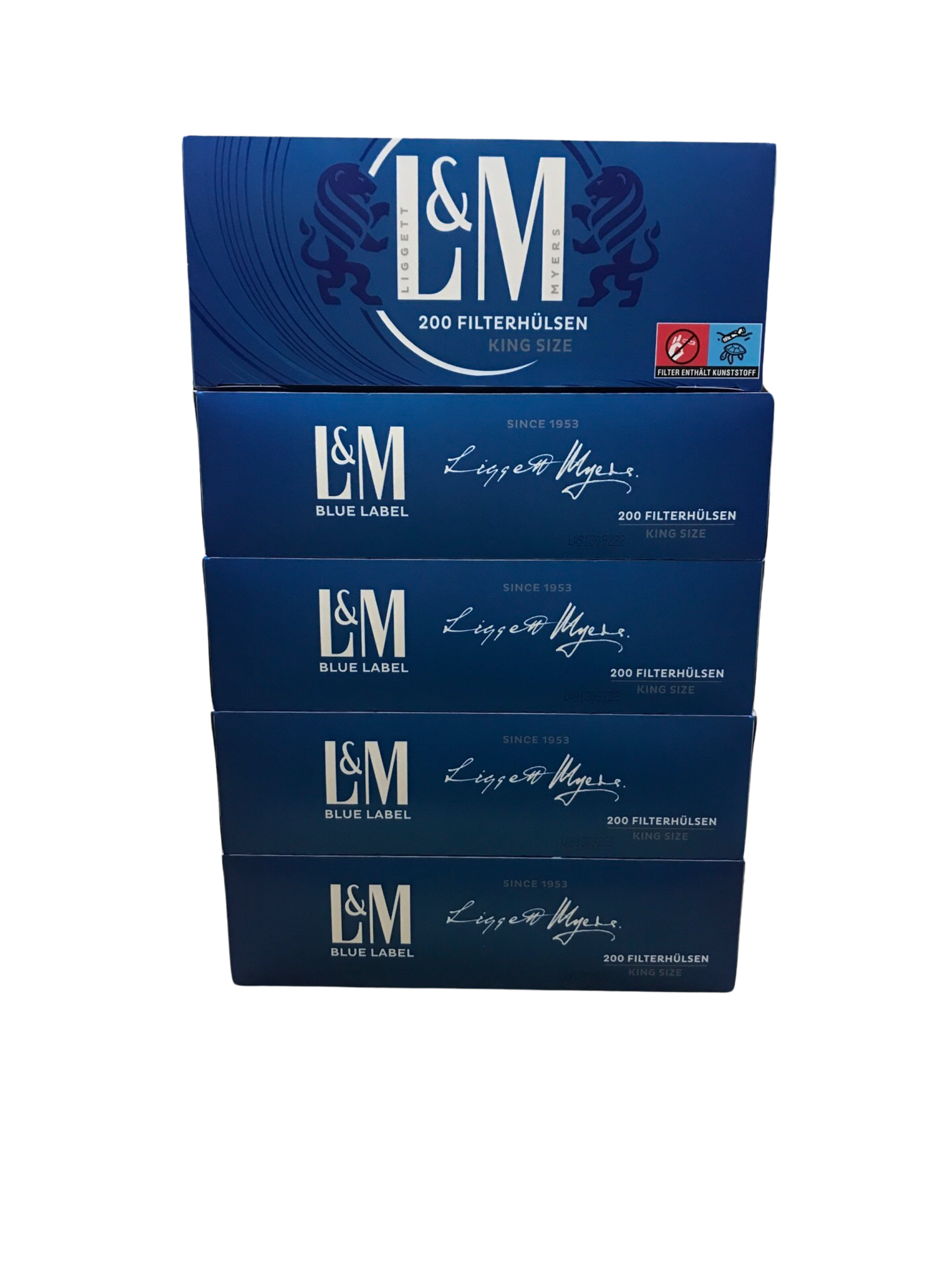 L&M Filterhülsen Blue Label 1.000 Stück