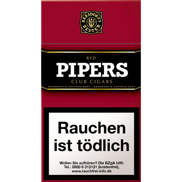 PIPERS Little Cigars Cherry/Red (10)